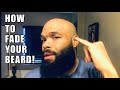 How To Fade Your Beard At Home / Blending Beard Into Bald Head