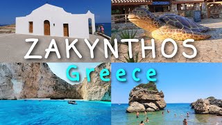 ZAKYNTHOS Island Greece in 3 Days | Travel Guide (Navagio, Blue Caves, Laganas, Tsilivi and Beaches)