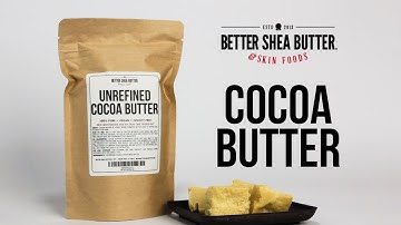 Cocoa Butter | Vegan Skin Care Ingredient | Rich in Vitamins | Perfect for DIY Skin Care