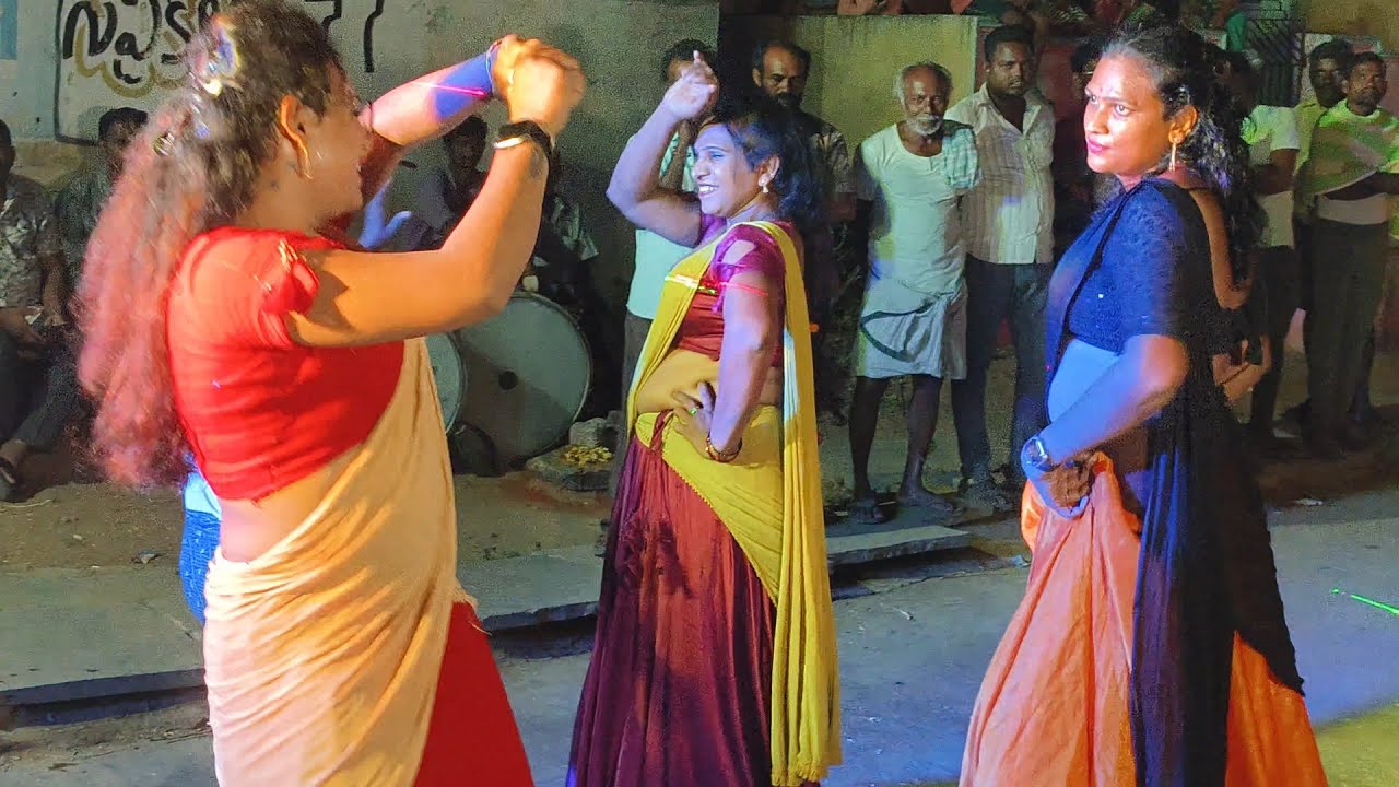 🔥 Vasthava Janaki 🥱 Telugu latest recording dance/full hot 🥵open hijra recording dance 