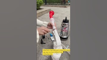 Máy bơm chìm chạy bằng pin (chống giật) ai cũng dùng được #bomchim #maybomnuocgiare #máybơmmini