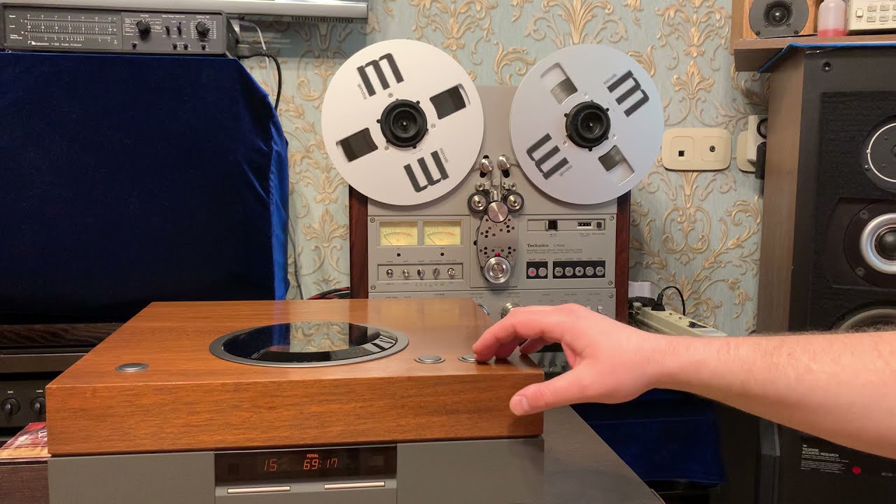 Technics RS-1700, запись с Yamaha GT-CD2.