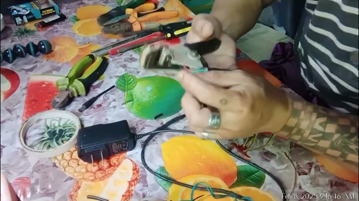 HOW TO WIRE AN DC COMPUTER FAN TO AC ADAPTER step by step