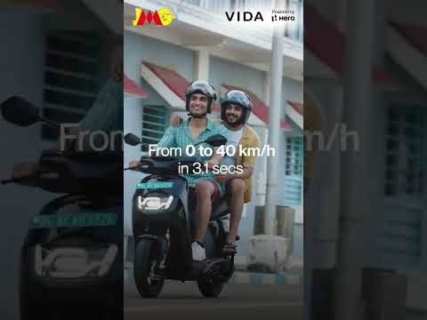 VIDA V2 142 Km Range 0 40 Km H In 3 1s India S EV Scooter Revolution VIDAEV ElectricScooter