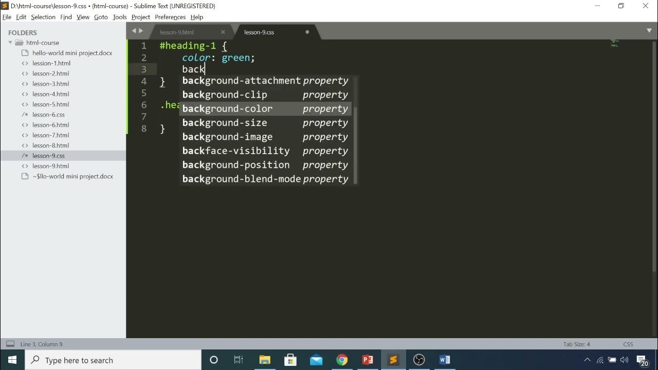 Html 24. Some CSS Properties (Myanmar | မြန်မာ) - YouTube