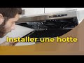 Installer une hotte sur un meuble de cuisine