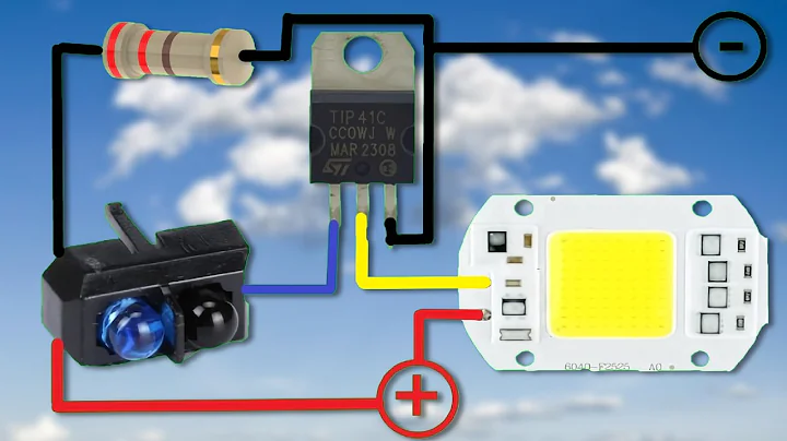 Proximity Sensor Circuit Using Only 1 Transistor / Sensitivity Adjustable