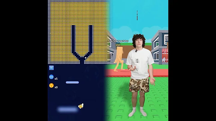 Steal a Brainrot Player Tries Grow a  Garden! (ROBLOX)#shorts #viral