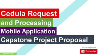 Cedula Request and Processing Mobile Application