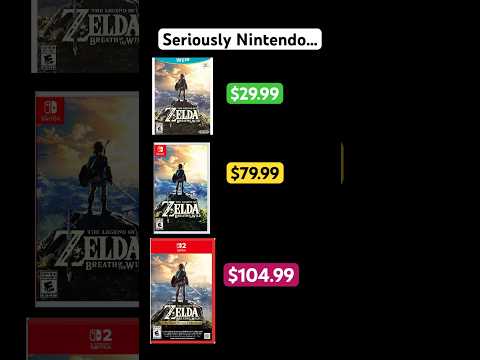 Seriously Nintendo… Legend of Zelda Breath of the wild on 3 consoles #wiiu #switch #switch2