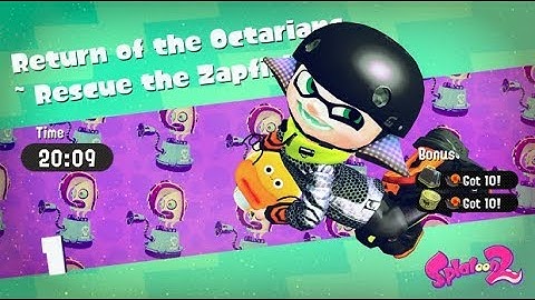 Splatoon 2 - Return Of The Octarians " Rescue The Zapfish "