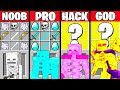 Minecraft Battle: SKELETON MUTANT CRAFTING CHALLENGE - NOOB vs PRO vs HACKER vs GOD Funny Animation