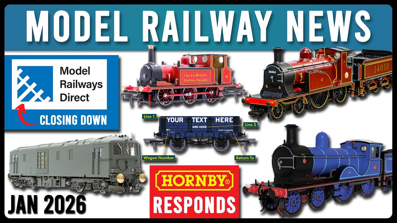 Новости железнодорожного моделирования | Январь 2026 | Компания Hornby отреагировала на катастроф...