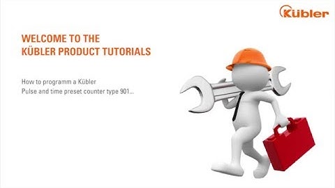 Tutorial Counter Type 901 I Kübler Group