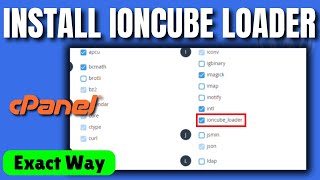 How to install ioncube loader in cpanel 2026 | Enabling ionCube Loader