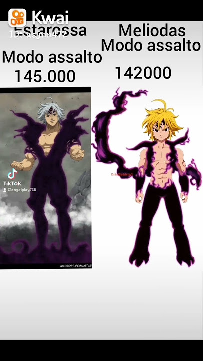 mael/estarossa vs meliodas