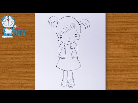 how-to-draw-a-lol-surprise-doll-easy-cute-drawing||outline-art-master||step-by-step