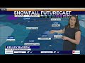 Weather forecast: Mainly dry finish to Thursday with more snow shower potential Friday