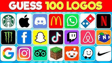 Guess the 100 Logos | Logo Quiz 2025