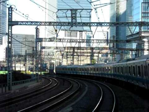京浜東北線E233系　有楽町駅 到着シーン