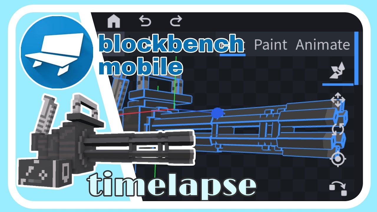 Machine Gun Modeling Full Timelapse [Block bench].. - YouTube