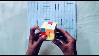how to solve 3×3 Rubik cube in 8 moves magic trick to solve