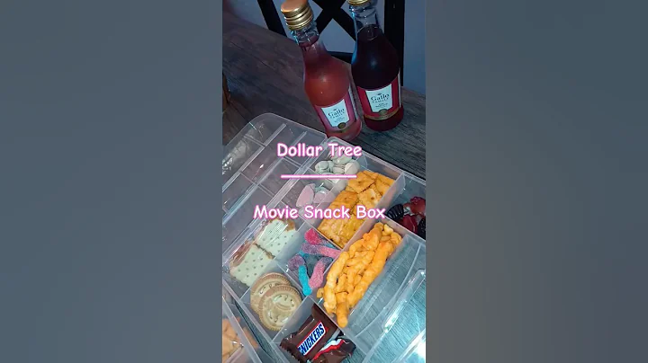 Viral Snack Boxes🔥 #shorts #viral #dollartree #moviesnacks #snackbox  #kids #movies #budget #diy