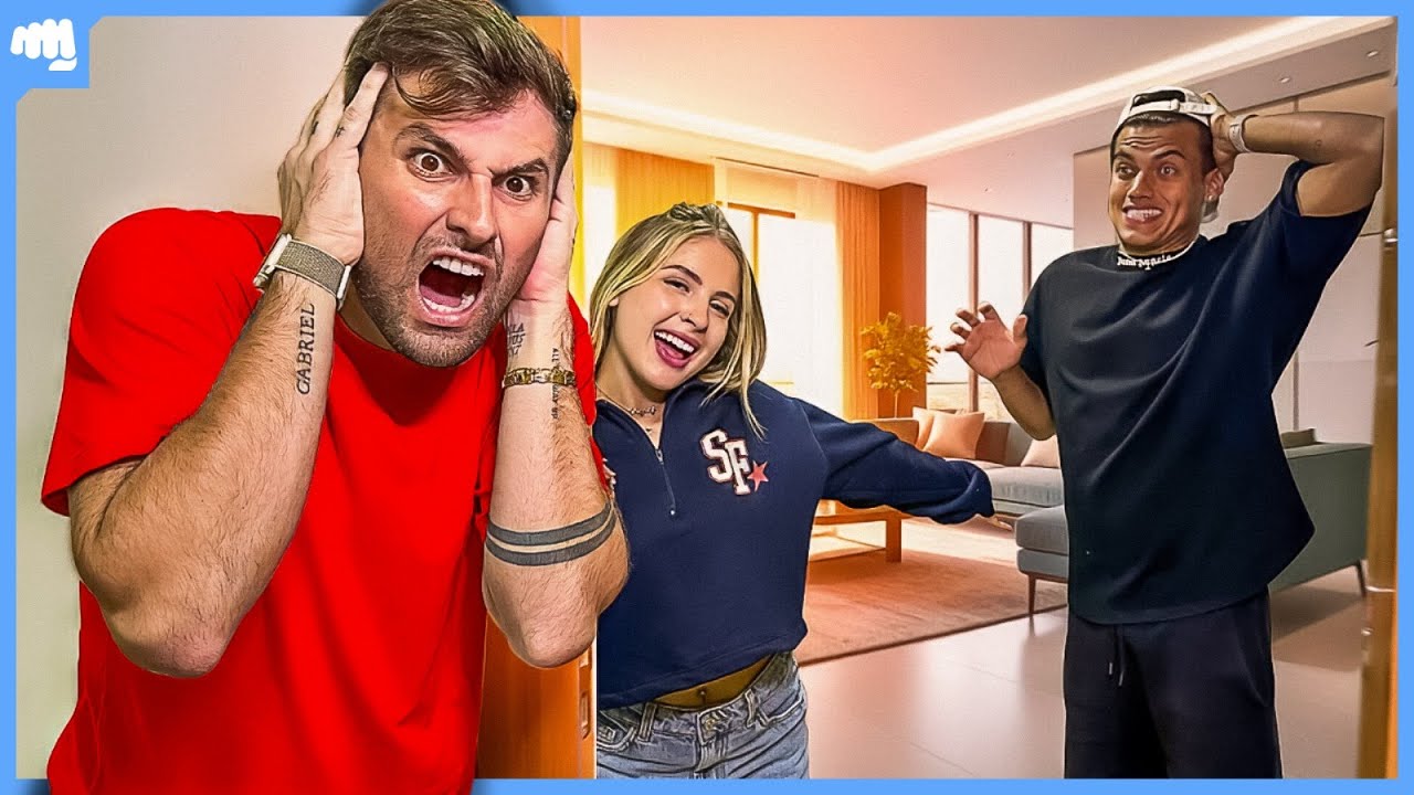 FLAGREI O EX NO APARTAMENTO DA GI!!