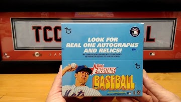 NEW RELEASE 2021 Topps Heritage Retail Box!! RELIC CARDS & AUTO