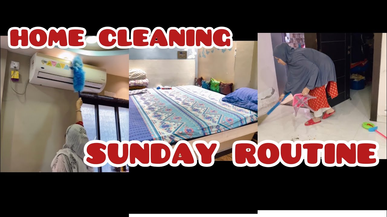 home cleaning sunday routine YouTube