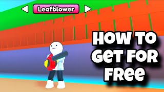 How to Get Free Leaf Blower in Garden Cleaner Evolution Roblox | leaf blower screenshot 5