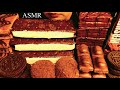 ASMR CHOCOLATE DESSERTS(COOKIE-O, BUONDOLCE, OHYES, CHOCOBAR, MOZZI) チョコレート·デザートMUKBANG