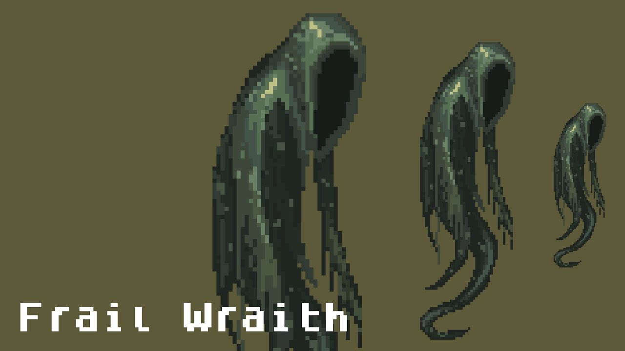 Speedy pixel art - Frail Wraith 👻💀 