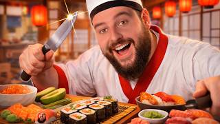 ¡ME CONVERTÍ EN CHEF DE SUSHI POR UN DÍA! 🍣🔪