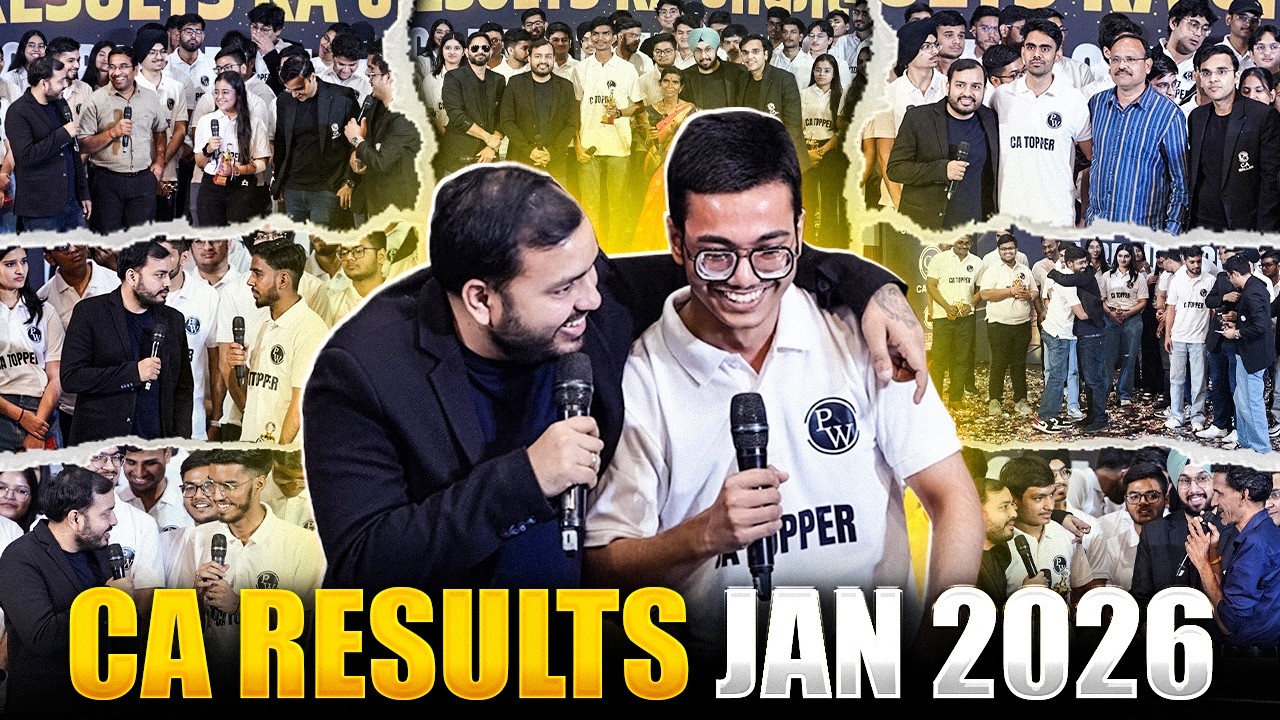 CA RESULT Jan 2026🥇CA Results की दहाड़🔥| CA Foundation & Inter Jan 26 Result Celebration🤩|