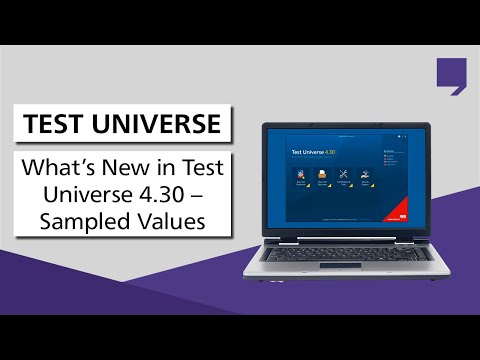 What’s New in Test Universe 4.30 – Sampled Values