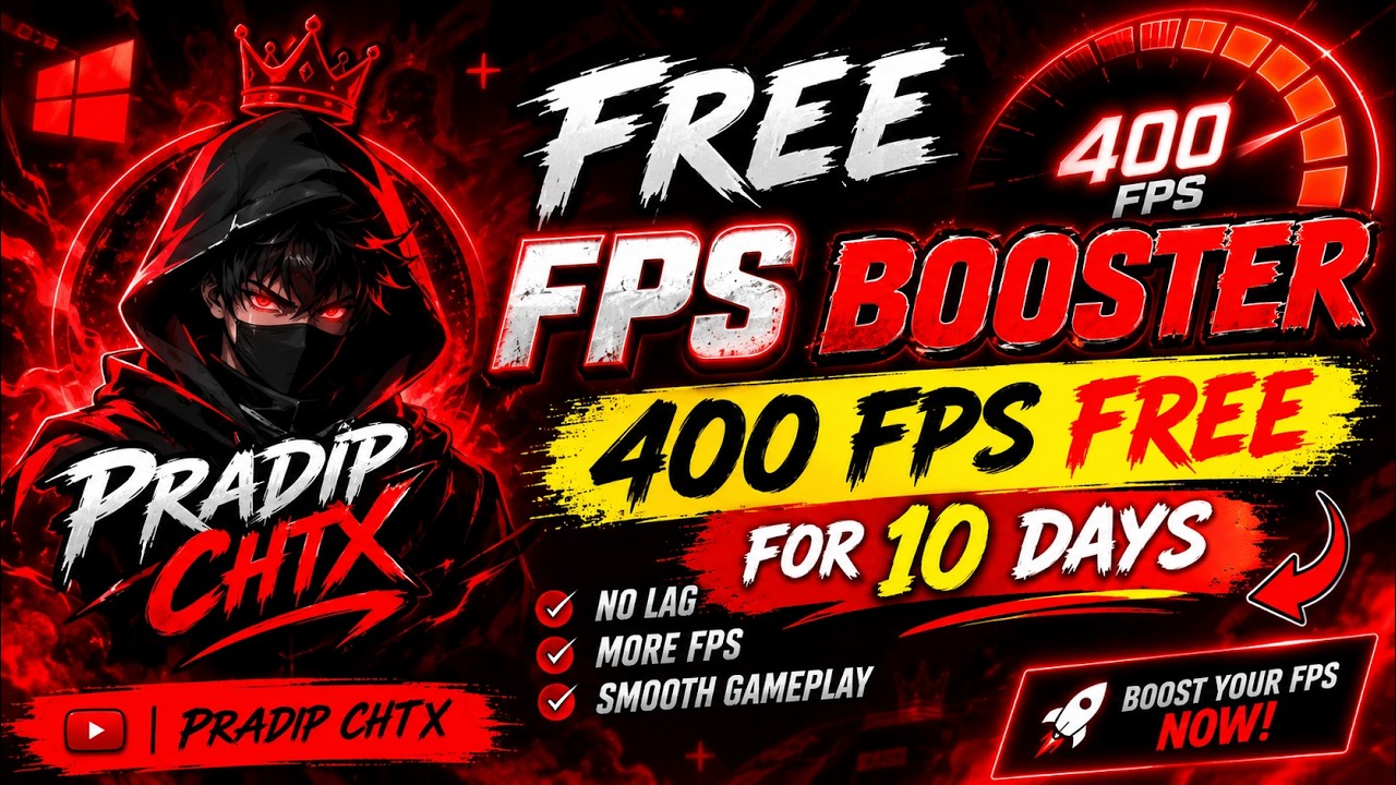 Bluestacks Safe FREE FIRE 440+ FPS BOOSTER 🚀 FPS Unlock Software for Low End PC ...