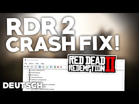 Red Dead Redemption 2: CRASH/STÜRZT ab BEHEBEN! | Problemlösung | Crash fix Deutsch | 2022