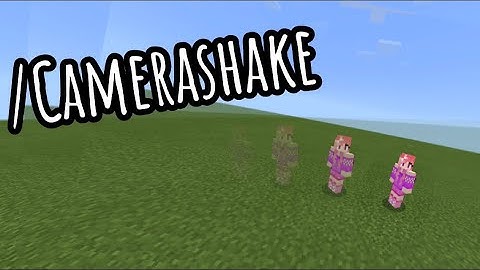 Camera Shake Command! Minecraft Bedrock