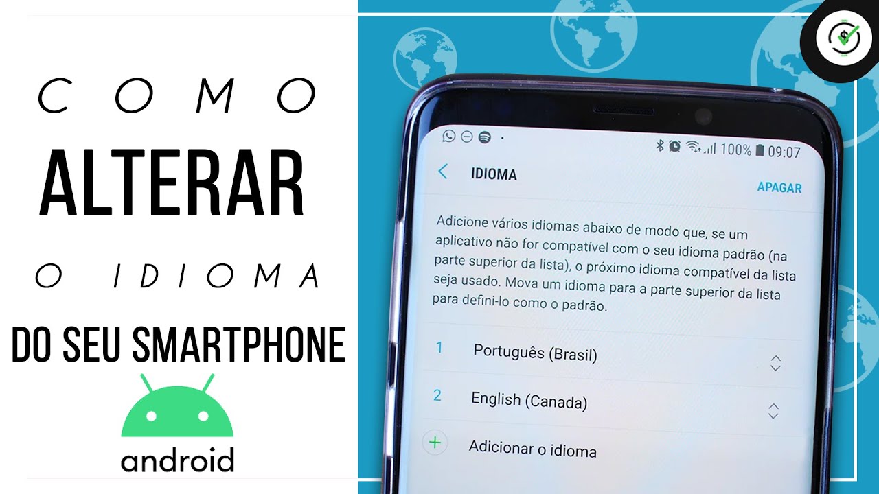 Como alterar o Idioma do seu Celular Android. Fácil é rápido! - YouTube