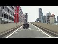 【ドラレコ】前を走行中のスクーター、前方不注意で転倒!!!