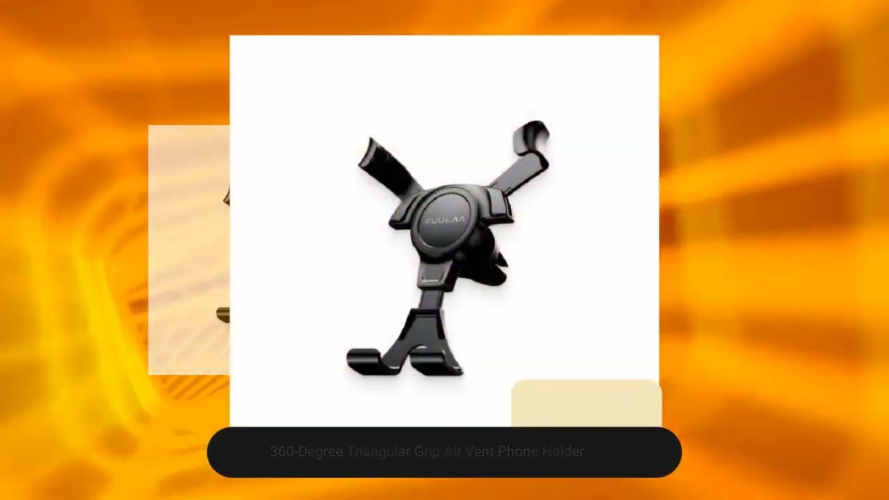 360-Degree Triangular Grip Air Vent Phone Holder