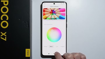 Poco X7: How to Adjust Color Scheme?