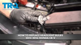 How to Replace Headlight Bulbs 2012-2016 Honda CR-V