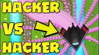 HACKER VS HACKER :: THE MOST POWERFUL HACK EVER! EPIC LATEGAME FAIL! - Bloons TD Battles