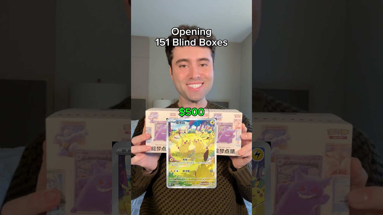 Opening Pokémon 151 Blind Boxes 