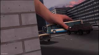 Giantess Takes the Bus