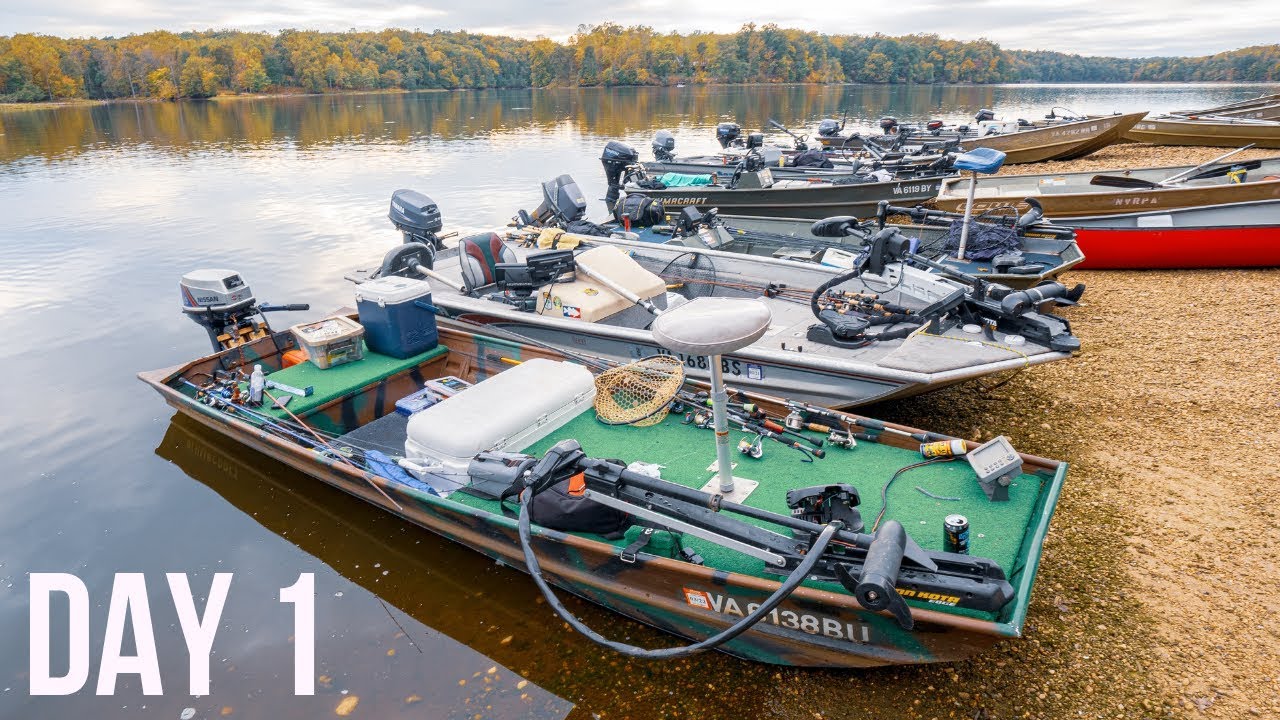 EPIC Topwater During Bass Fishing FALL CLASSIC!! BIGGEST Jon Boat