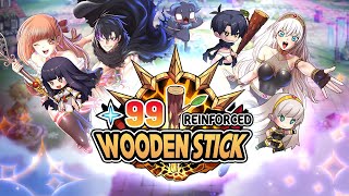 +99 Reinforced Wooden Stick Grand Opening
