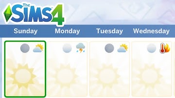 How To Check The Weather - The Sims 4